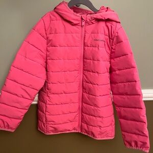 Vineyard Vines Kids Bright Pink Puffer Coat